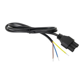 Кабель для подключения светодиодных линейных светильников ДБО-60/120/150 черный 1 метр 3x0,75 мм2 EKF.