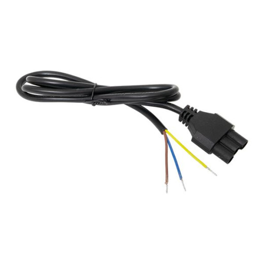 Кабель для подключения светодиодных линейных светильников ДБО-60/120/150 черный 1 метр 3x0,75 мм2 EKF