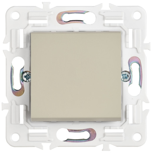 SKANDY Выключ. 1-кл. кнопоч. 10А SK-V14B беж. IEK