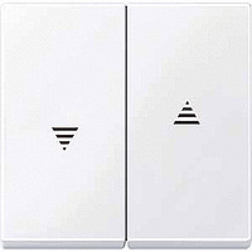 MERTEN КЛАВИША Х2 д/рольставней, АКТИВНЫЙ БЕЛЫЙ, SM