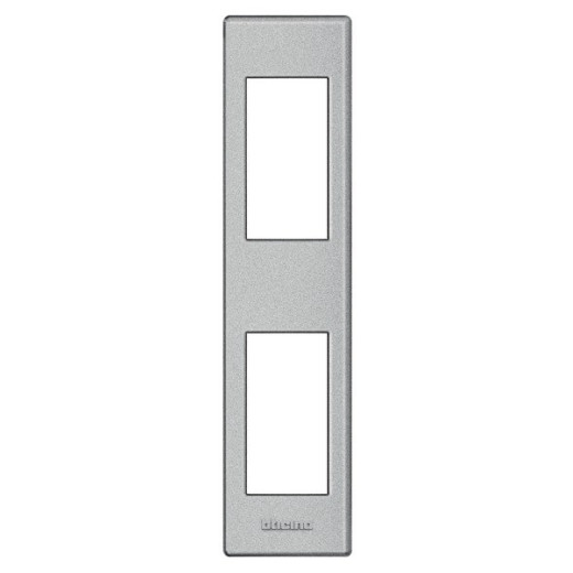 Livinglight Рамка 1+1м верт алюминий