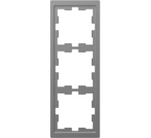 Schneider Electric Merten D-Life Нержавеющая Сталь Рамка 3-ая
