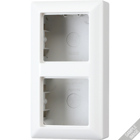 JUNG Коробка для накладного монтажа 2-кратная мокка