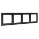 Стокгольм Рамка 4-местная черная EKF PROxima