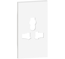 BT Living now Белый Лицевая панель для розеток мультистандарт 2 мод.