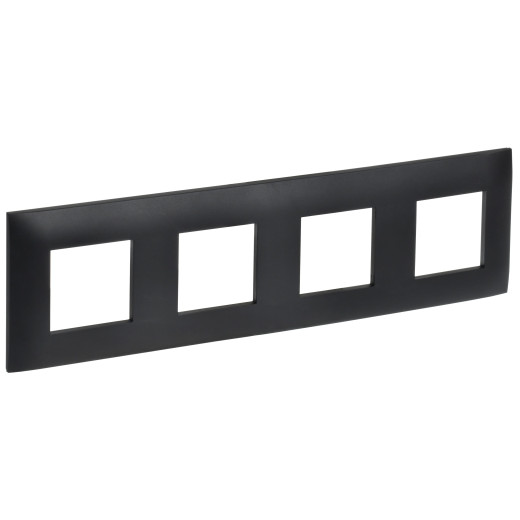 SKANDY Рамка 4-мест. SK-F04Bl черн. IEK