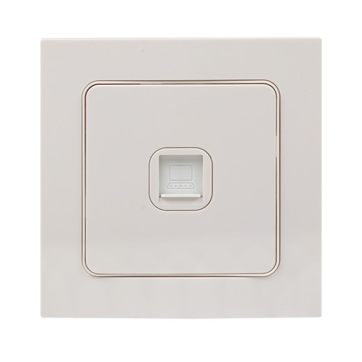 Стокгольм Механизм Розетки RJ-45 1-местной белый EKF PROxima