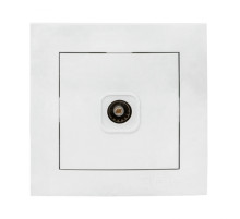 EKF PROxima Валенсия розетка телевизионная 1-местная 75Ом 5-862МГц белая.