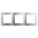 12-5003-03 ЭРА Рамка на 3 поста, Эра12, алюминий (15/150/2400)
