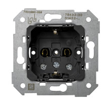 Simon 75 Мех Розетка двухполюсная 2P+E с заземлением, 16А 250В, винт. зажим