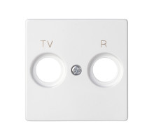 Simon 82 Белая Накладка розетки TV 1-ая (символ R-TV)