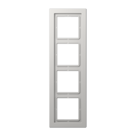 JUNG LSD Светло-серая (дуропласт) Рамка 4-ая