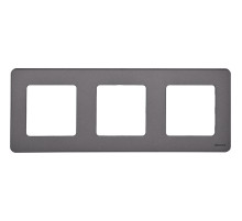 Legrand/Daccord INSPIRIA Дымчатый Рамка - 3 поста.