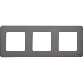 Legrand/Daccord INSPIRIA Дымчатый Рамка - 3 поста.