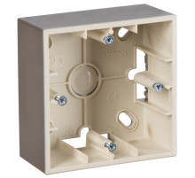 Simon 15 Шампань Коробка 1-ая для наружного монтажа