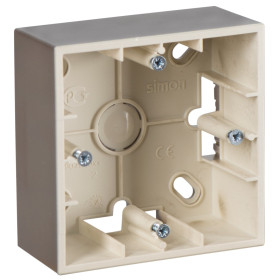 Simon 15 Шампань Коробка 1-ая для наружного монтажа