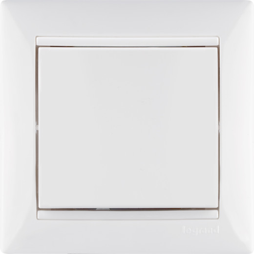 Переключатель перекрёстный одноклавишный - Legrand Valena - 10А 250В схема 7 винтовые зажимы - белый