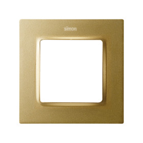 Simon S82 Concept Матовое золото, Рамка 1-я