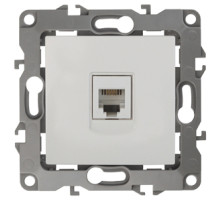 ЭРА Розетка Серия 12 12-3105-01 телефонная RJ11 IP20 белый