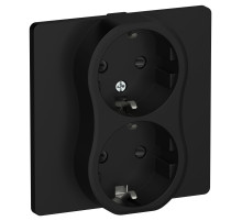 FLITE Роз. 2-я с з/к/ш б/к 16А РСш12-1-К-ФлЧ чер. IEK