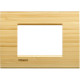 Livinglight Рамка прямоугольная, 3 модуля, цвет Бамбук