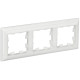 BRITE Рамка 3-мест. РУ-3-Бр бел./бел. IEK