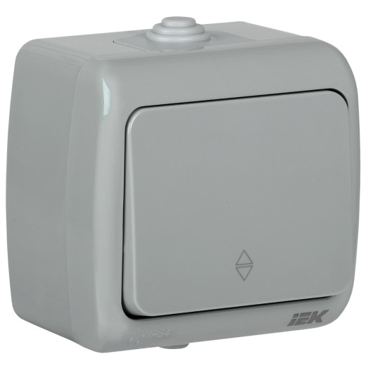 AQUATIC Выключ. 1 кл. пр. о/у 10А IP54 ВС-20-1-2-А GENERICA