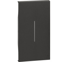 BT Living now Черный Лицевая панель для выключ и переключ 2 мод.