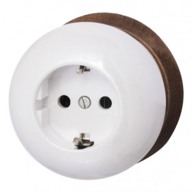 BIRONI Фаберже Керамика Перламутр Розетка с/з