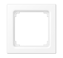 JUNG LS 990 Белый матовый Рамка промежуточная для монтажа устройств 50х50