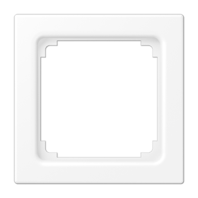 JUNG LS 990 Белый матовый Рамка промежуточная для монтажа устройств 50х50