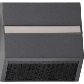 Gira S-55 Антрацит Накладка под углом для станд.приборов с квадратной панелью