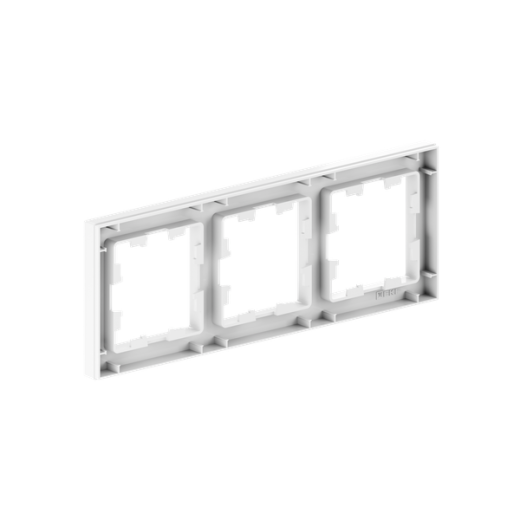 3 - местная рамка, белая, пластик Эпика EKF