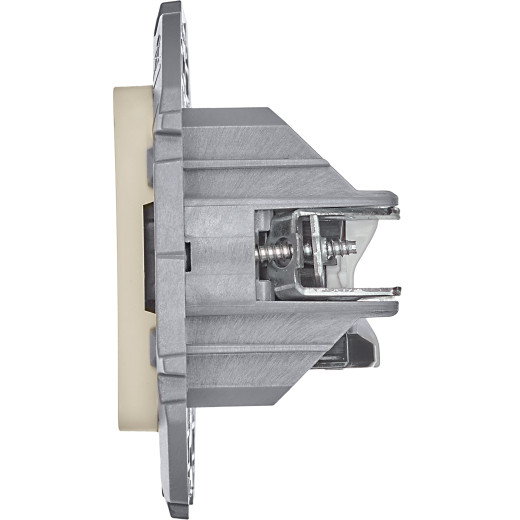 Розетка компьютерная двойная RJ45 категория 5e UTP - Legrand/Daccord Inspiria - слоновая кость