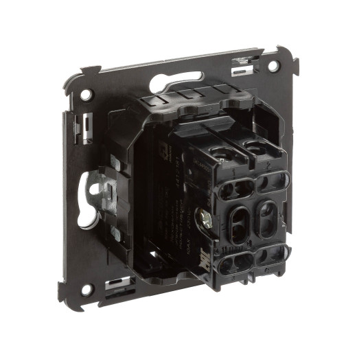 Механизм управления рольставней в стену, Avanti, черный матовый