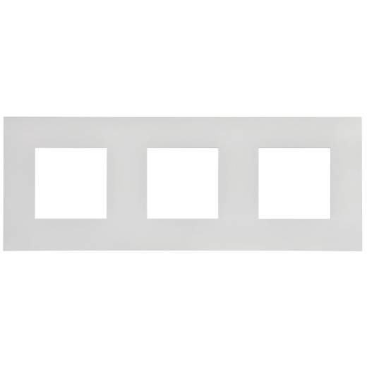 SKANDY Рамка 3-мест. SK-F03W арк. бел. IEK