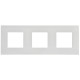 SKANDY Рамка 3-мест. SK-F03W арк. бел. IEK