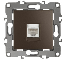 ЭРА Розетка Серия 12 12-3107-13 информационная RJ45 IP20 бронза