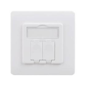 DKC Настенный адаптер для модулей Keystone, 2 порта