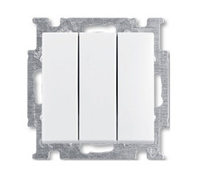 ABB BJB Basic 55 Бел Выключатель 3-клавишный, 16А