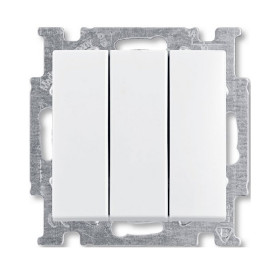 ABB BJB Basic 55 Бел Выключатель 3-клавишный, 16А