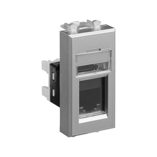 Телефонная розетка RJ-12 модульная, 