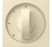 Gira S-55 Крем глянц Накладка с ручкой для трехступенчатого переключателя