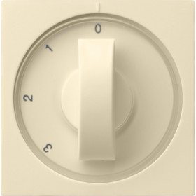 Gira S-55 Крем глянц Накладка с ручкой для трехступенчатого переключателя