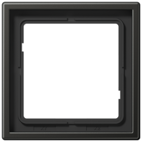 JUNG LS 990 Антрацит (лакир. алюминий) Рамка 1-ая