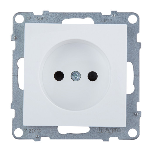 SUNO. Силовая розетка 2К 16А 250В. C защитными шторками. Винтовые зажимы. Цвет 