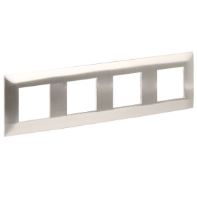IEK SKANDY Металл Никель Рамка 4-ая SK-F34N