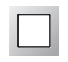 JUNG A550 Алюминий Рамка 1-ая для вертикальной и горизонтальной установки