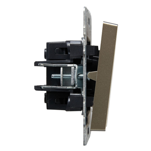 BRITE Выключ. жалюзи 10А ВС10-1-5-БрШ шамп. IEK