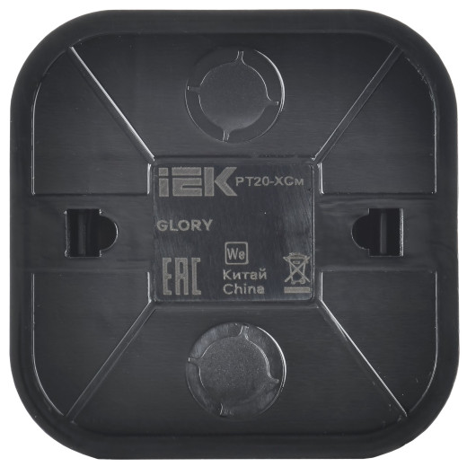 GLORY Роз. телефонная RJ11 о/у РТ20-ХСм сталь м. IEK